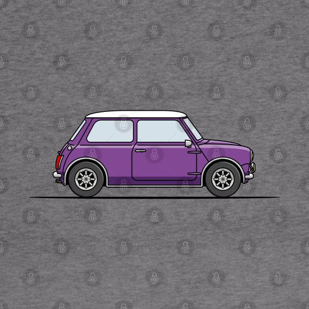 Classic Mini Cooper - Purple by JingleSnitch